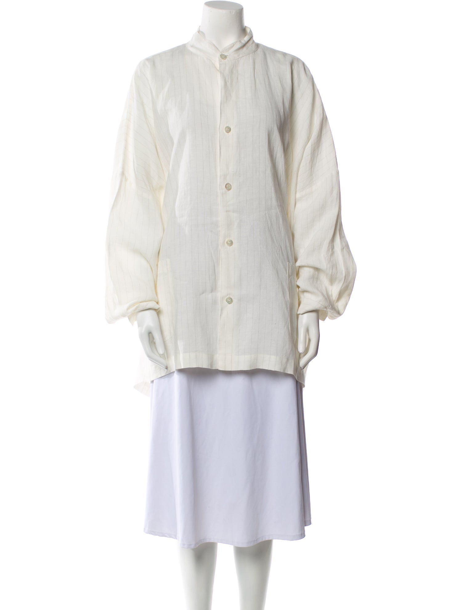 Eskandar Linen Long Sleeve Tunic