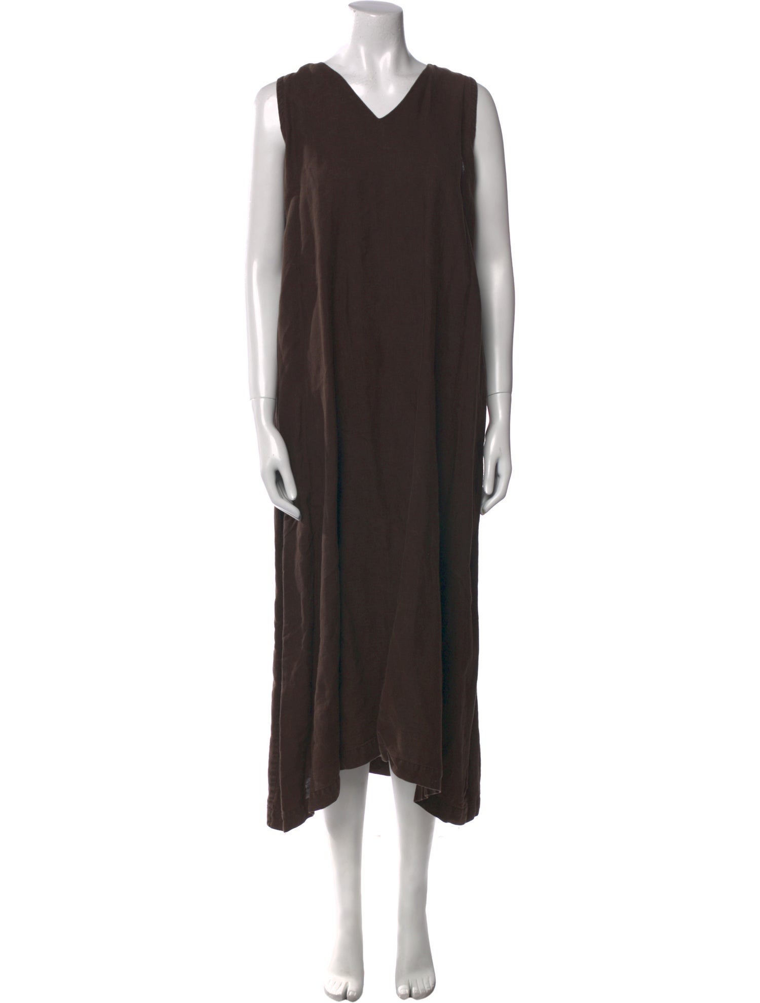 Eskandar Linen Long Dress
