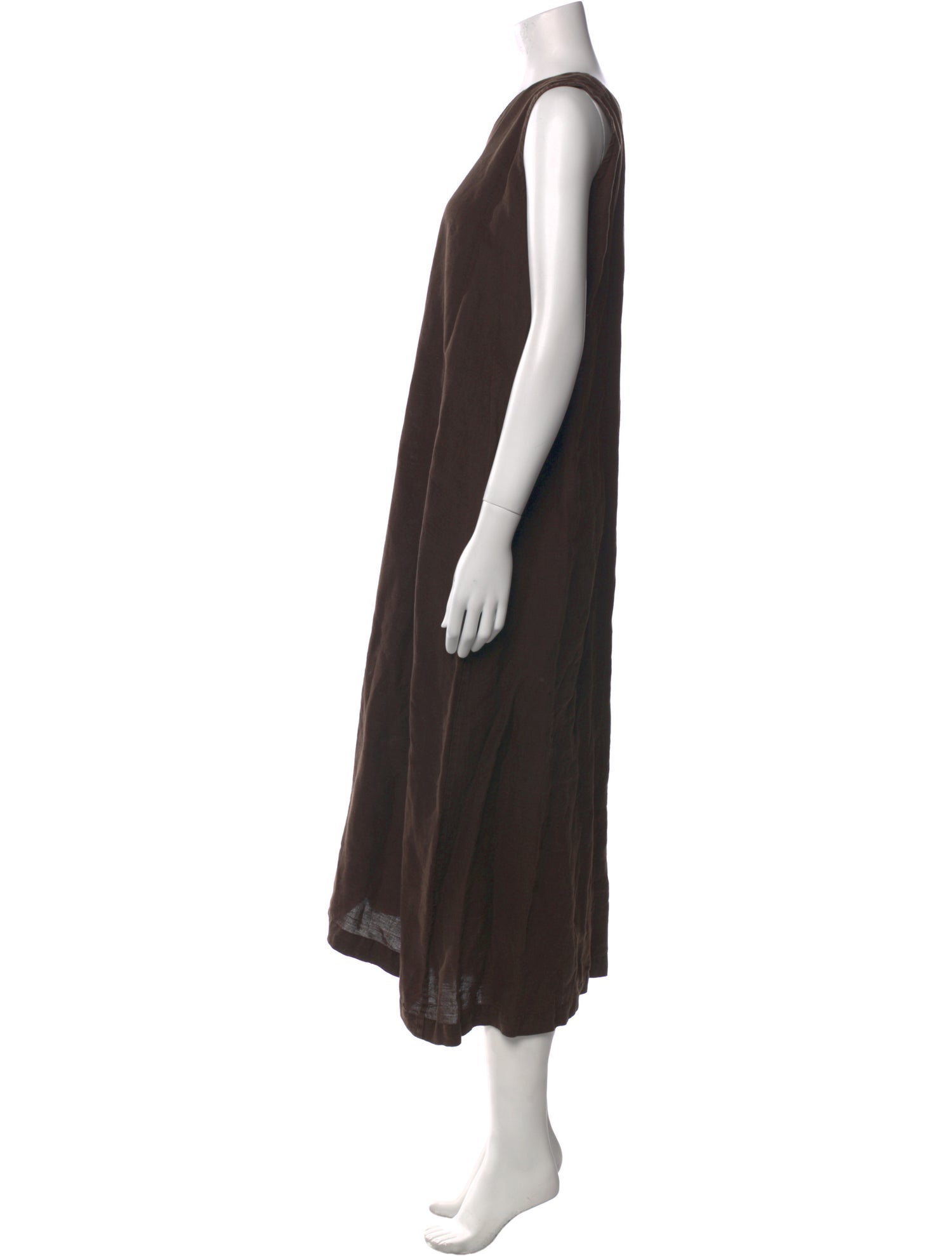 Eskandar Linen Long Dress