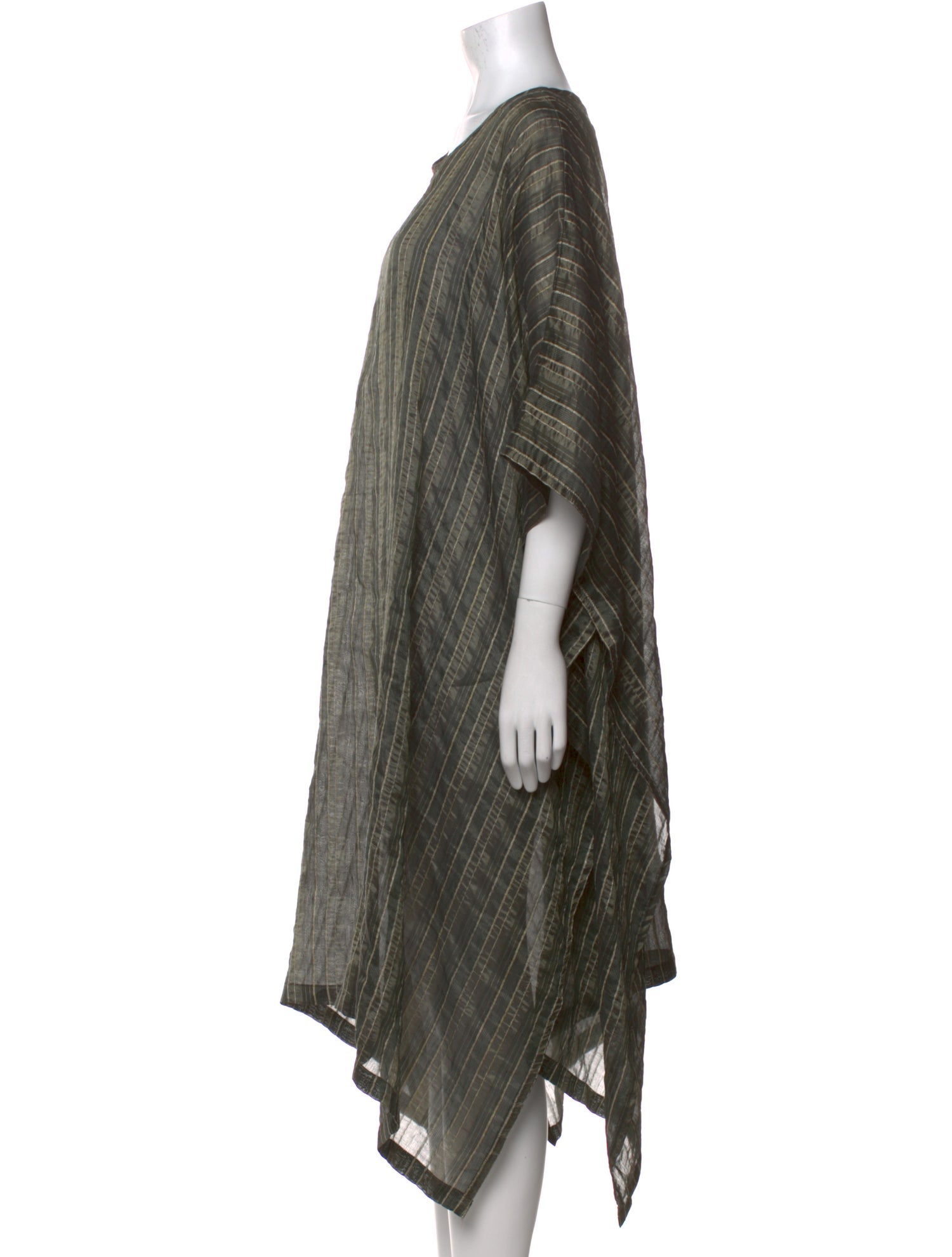 Eskandar Silk Bateau Neckline Tunic