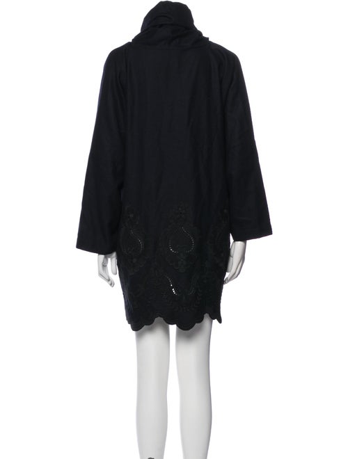 Eskandar Turtleneck Midi Length Dress