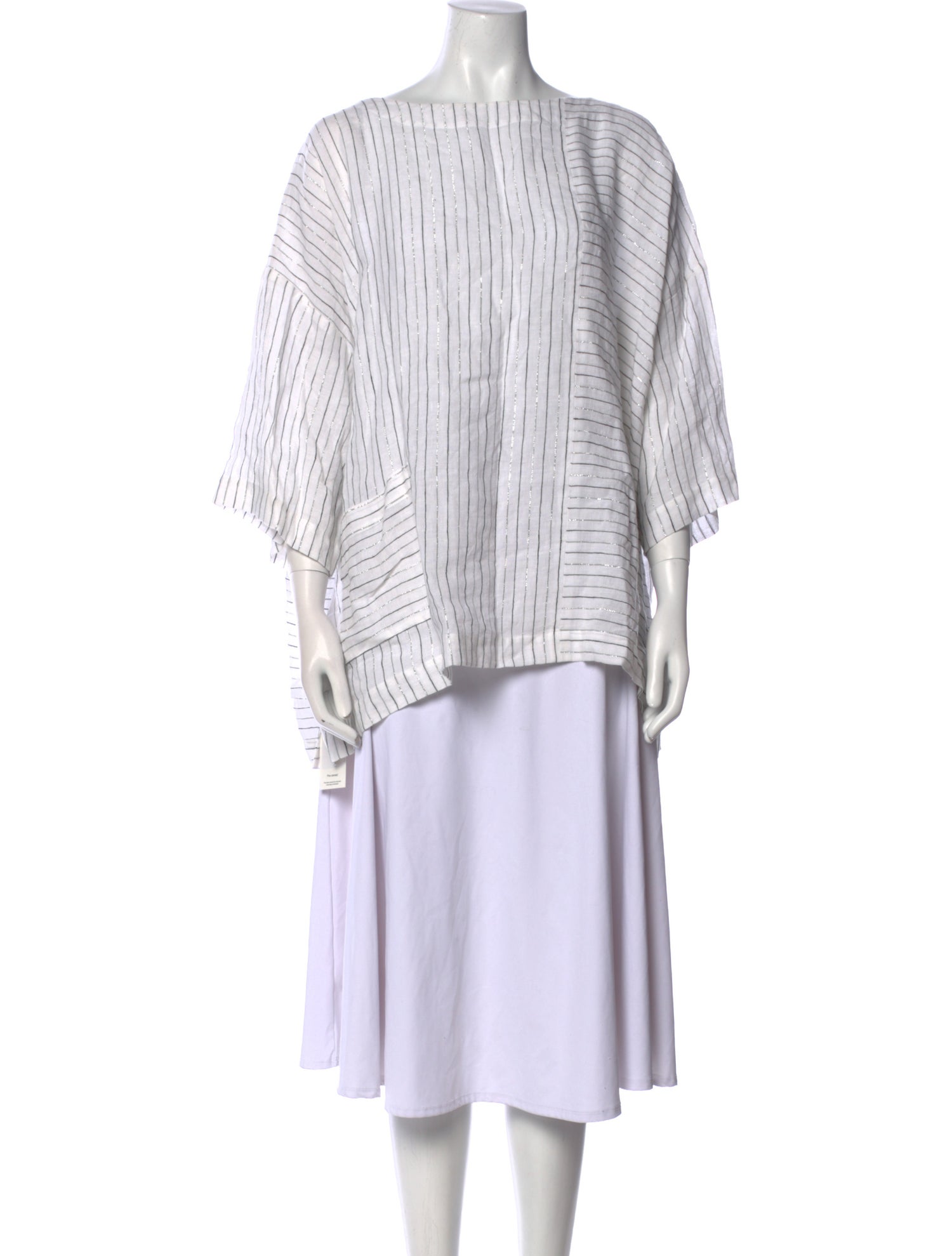 Eskandar Linen Striped Tunic