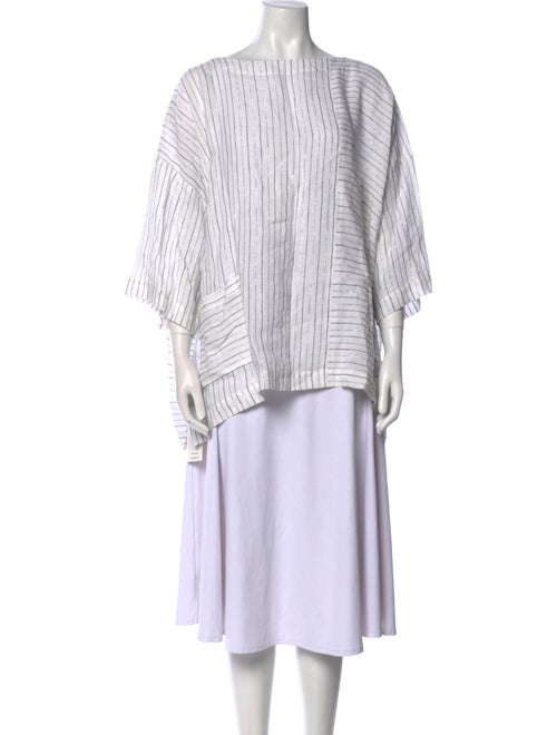 Eskandar Linen Striped Tunic