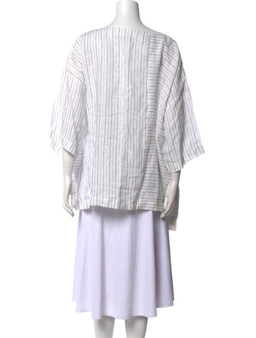 Eskandar Linen Striped Tunic