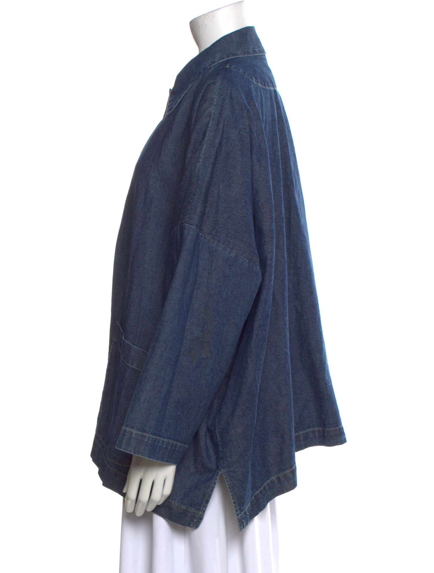 Eskandar Long Sleeve Button-Up Top