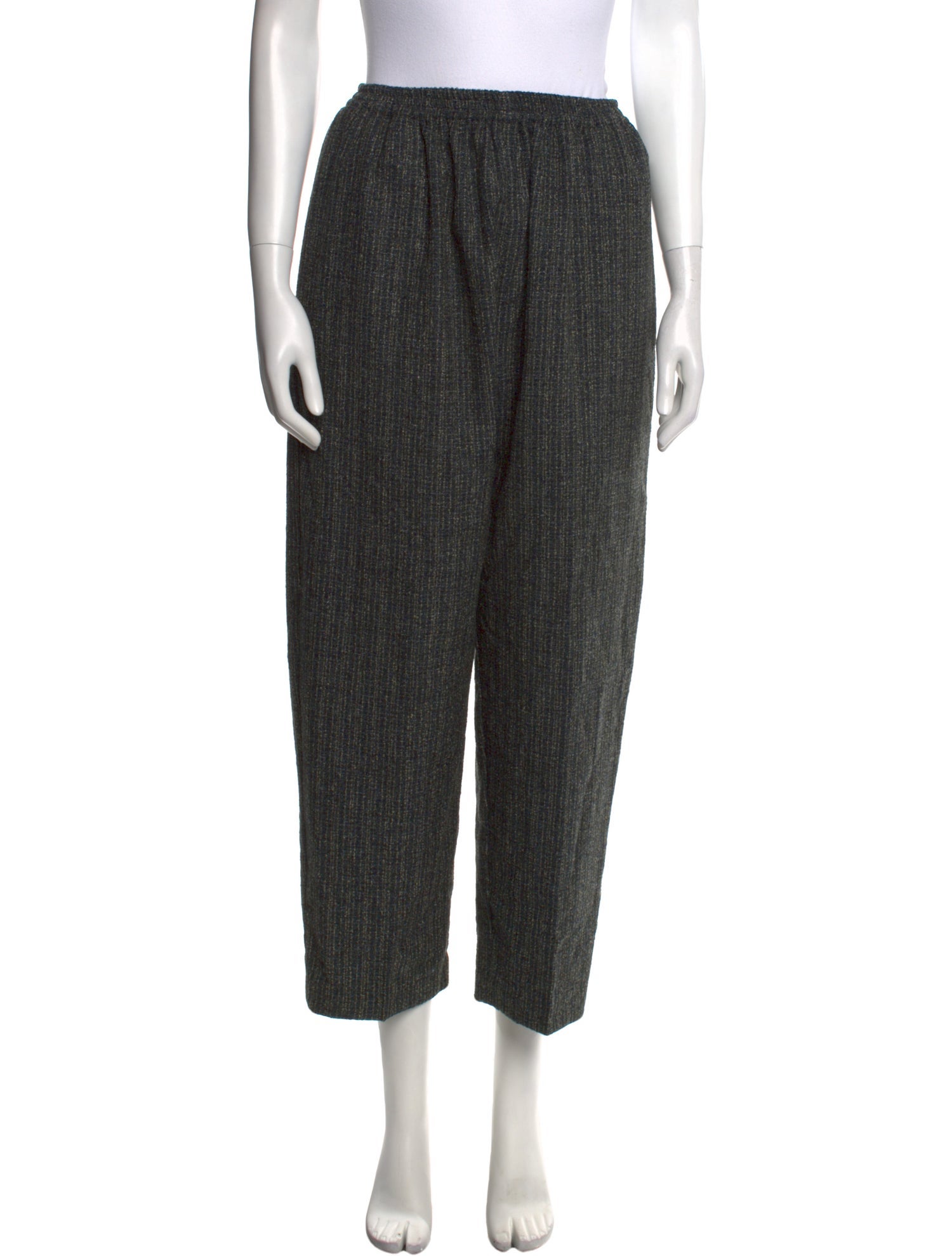 Eskandar Wool Straight Leg Pants
