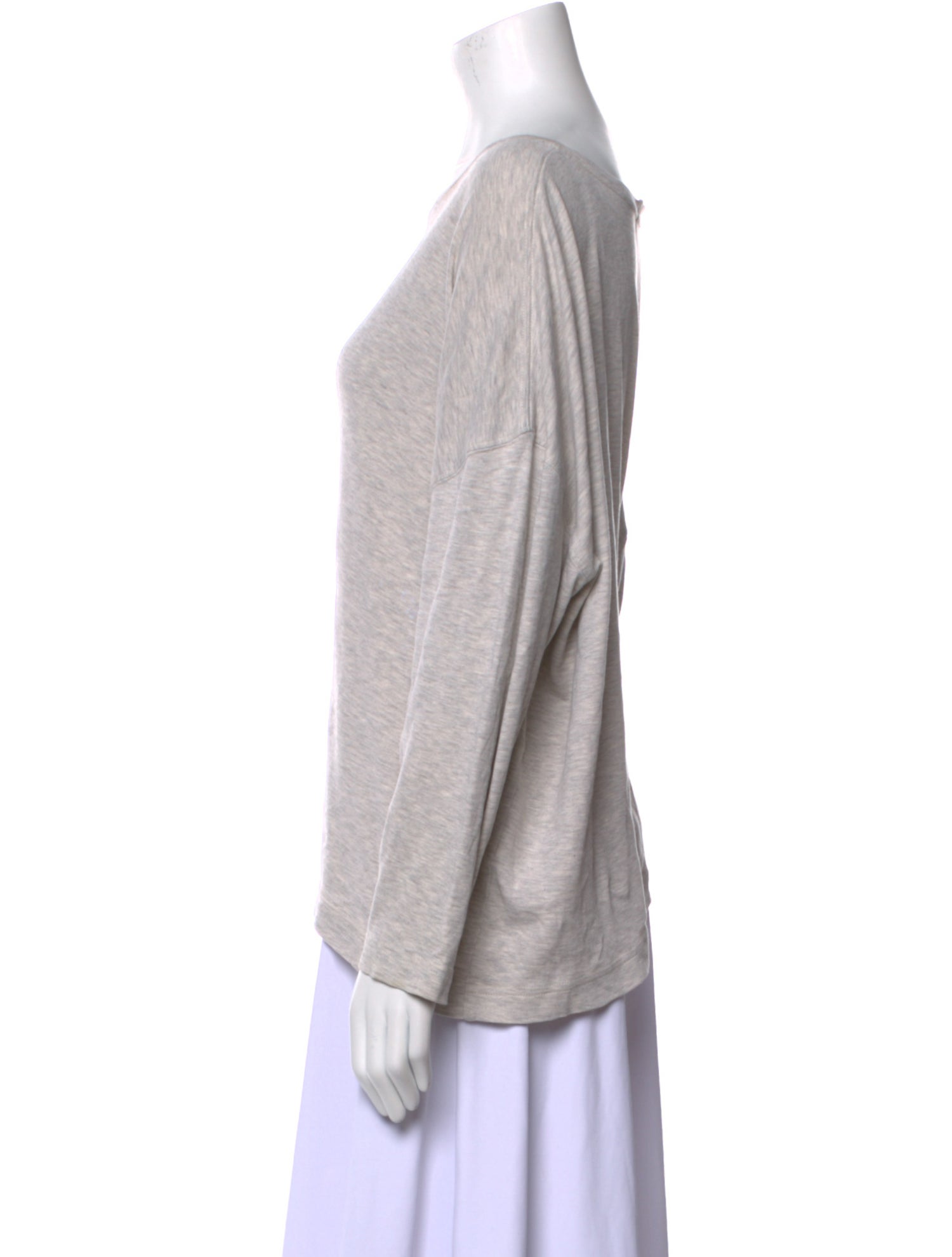 Eskandar Bateau Neckline Long Sleeve Sweatshirt