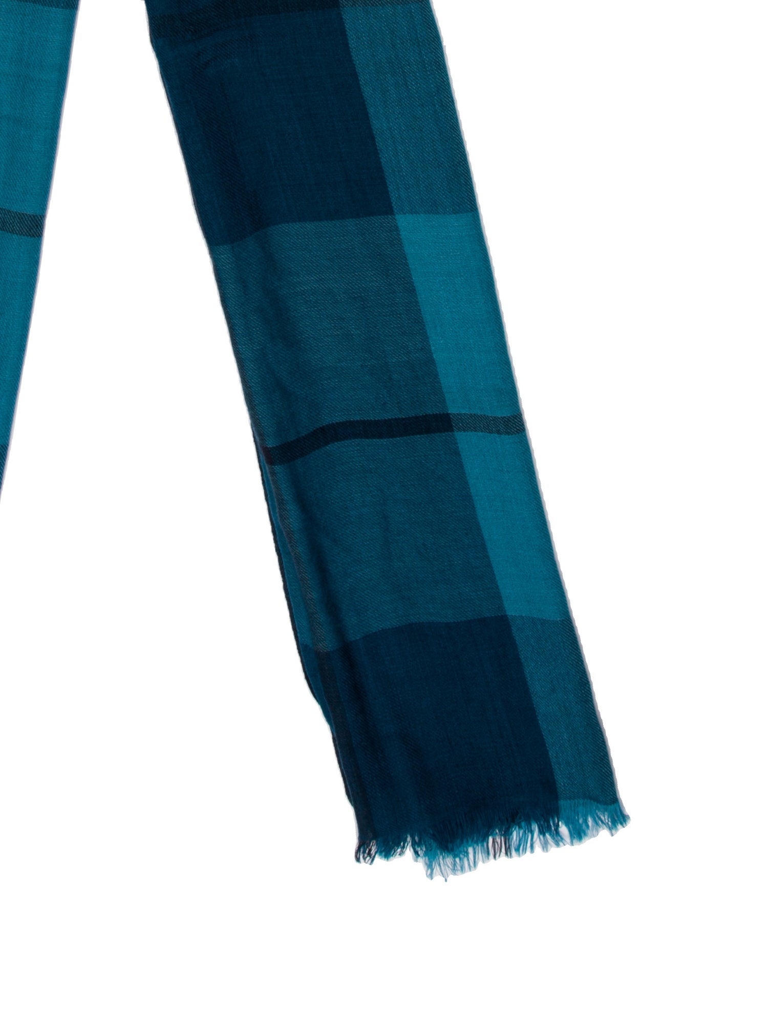 Eskandar Cashmere Plaid Print Scarf w/ Tags