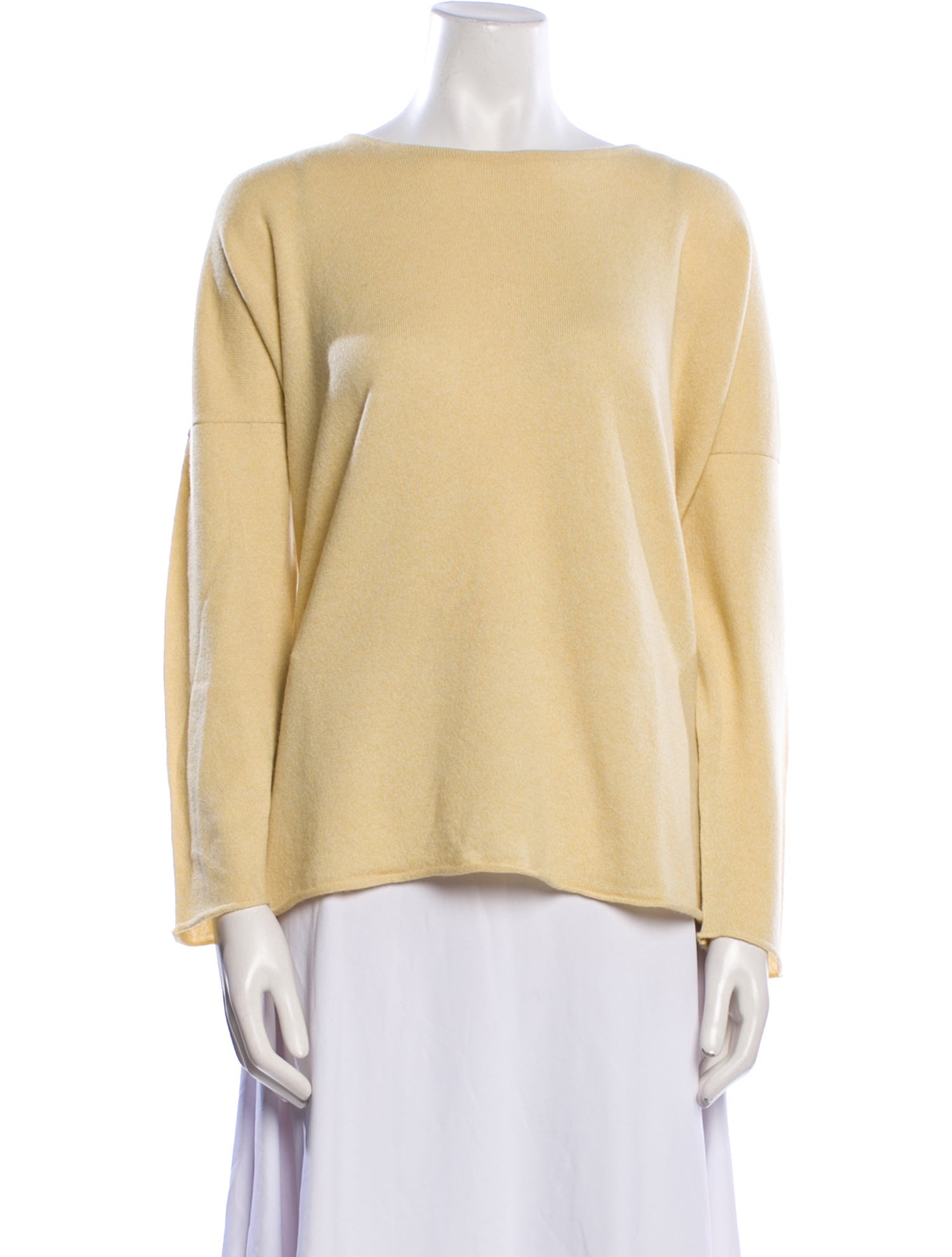 Eskandar Cashmere Bateau Neckline Sweater