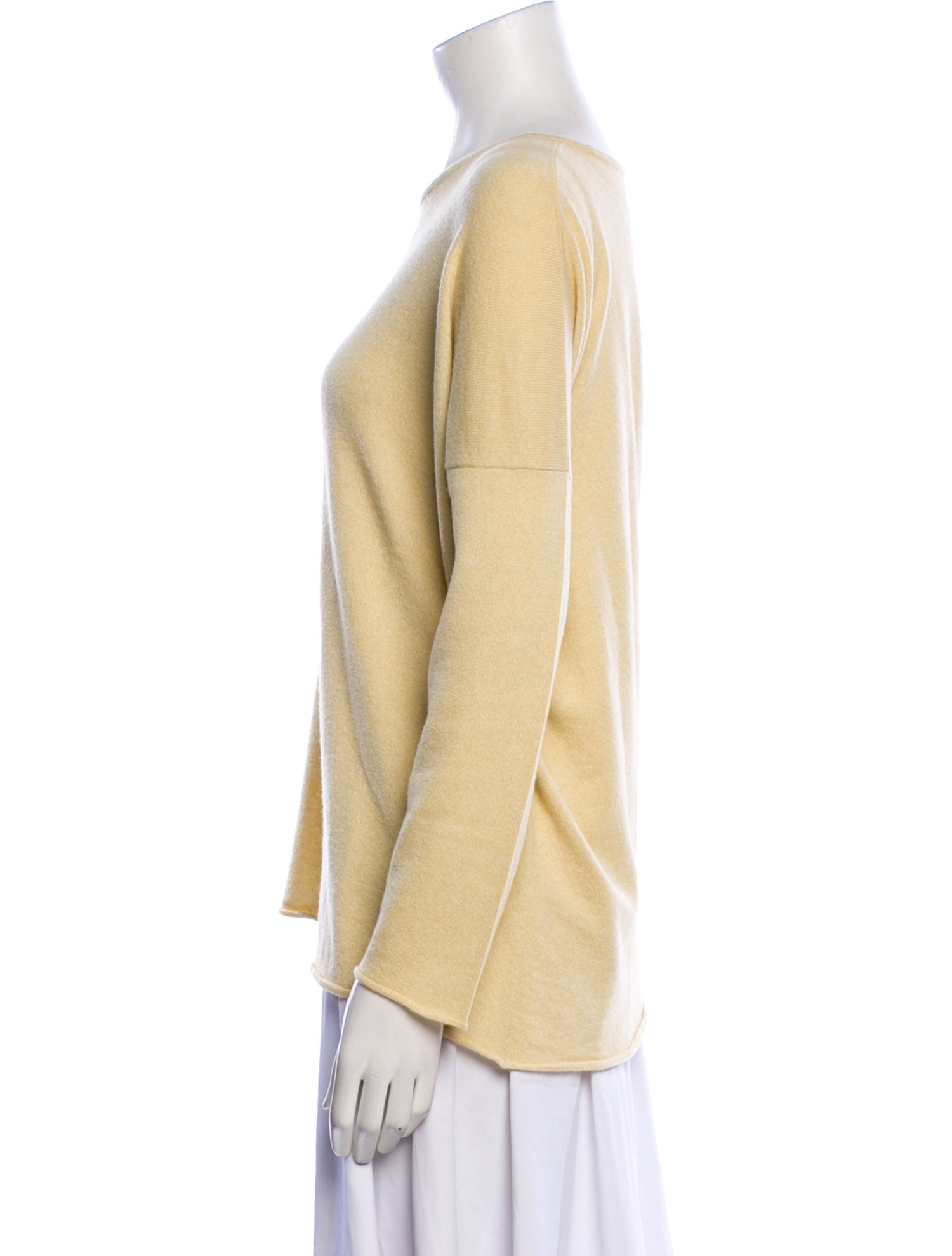 Eskandar Cashmere Bateau Neckline Sweater