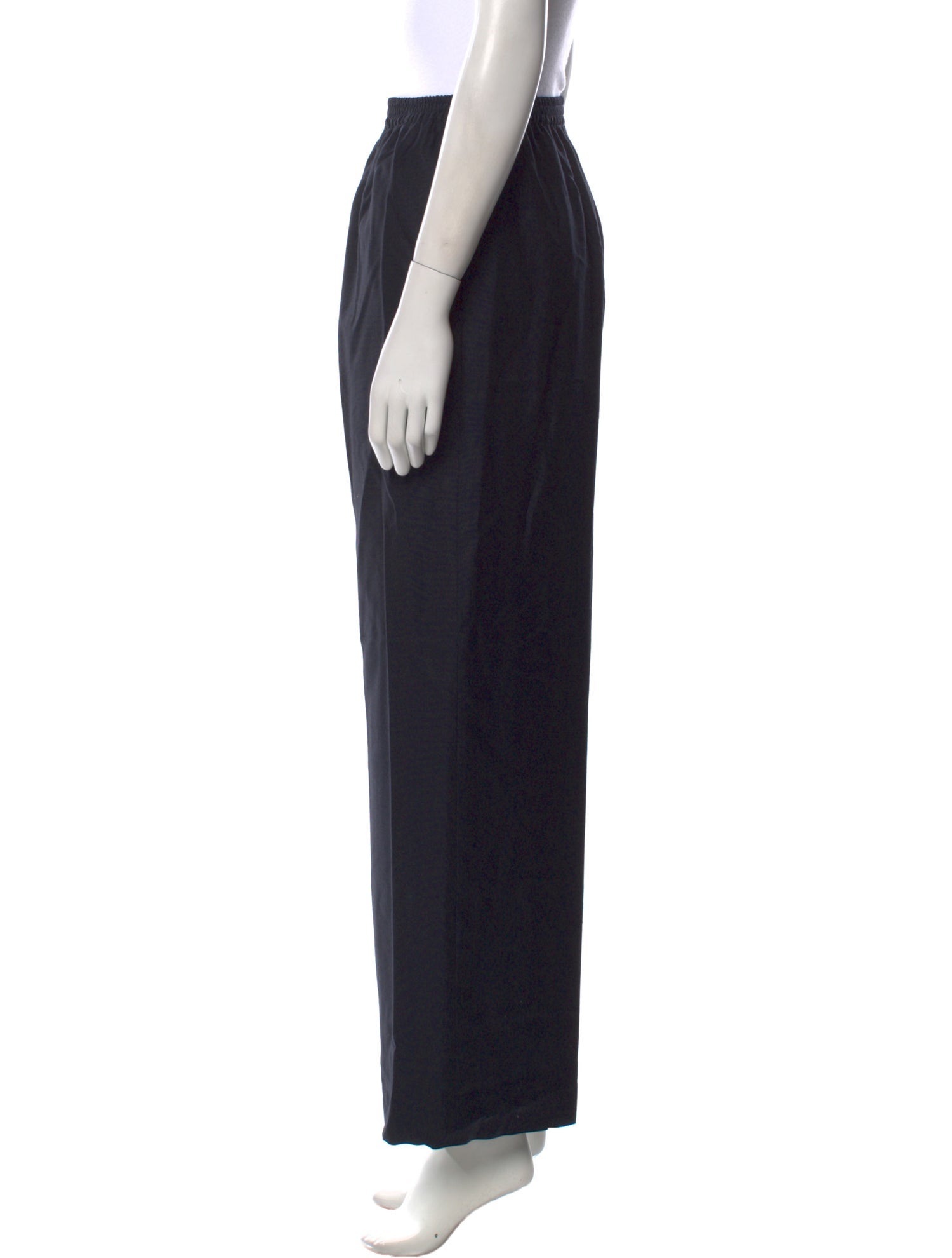 Eskandar Wool Wide Leg Pants