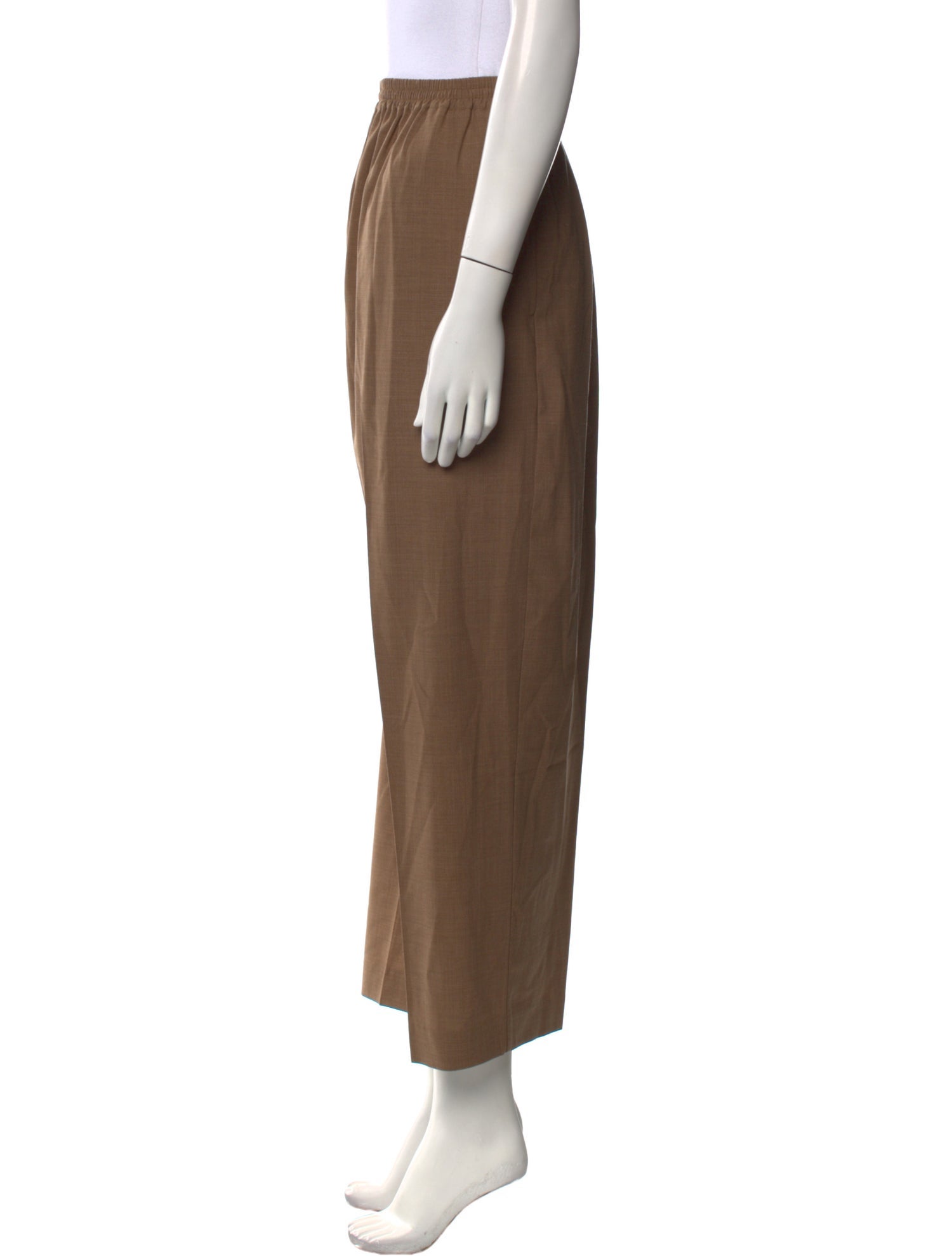 Eskandar Wool Straight Leg Pants