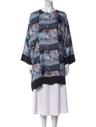 Eskandar Silk Printed Tunic