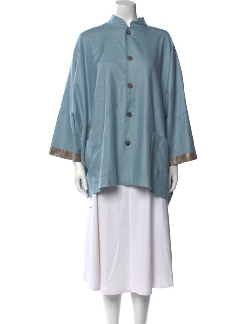 Eskandar Wool Mock Neck Tunic