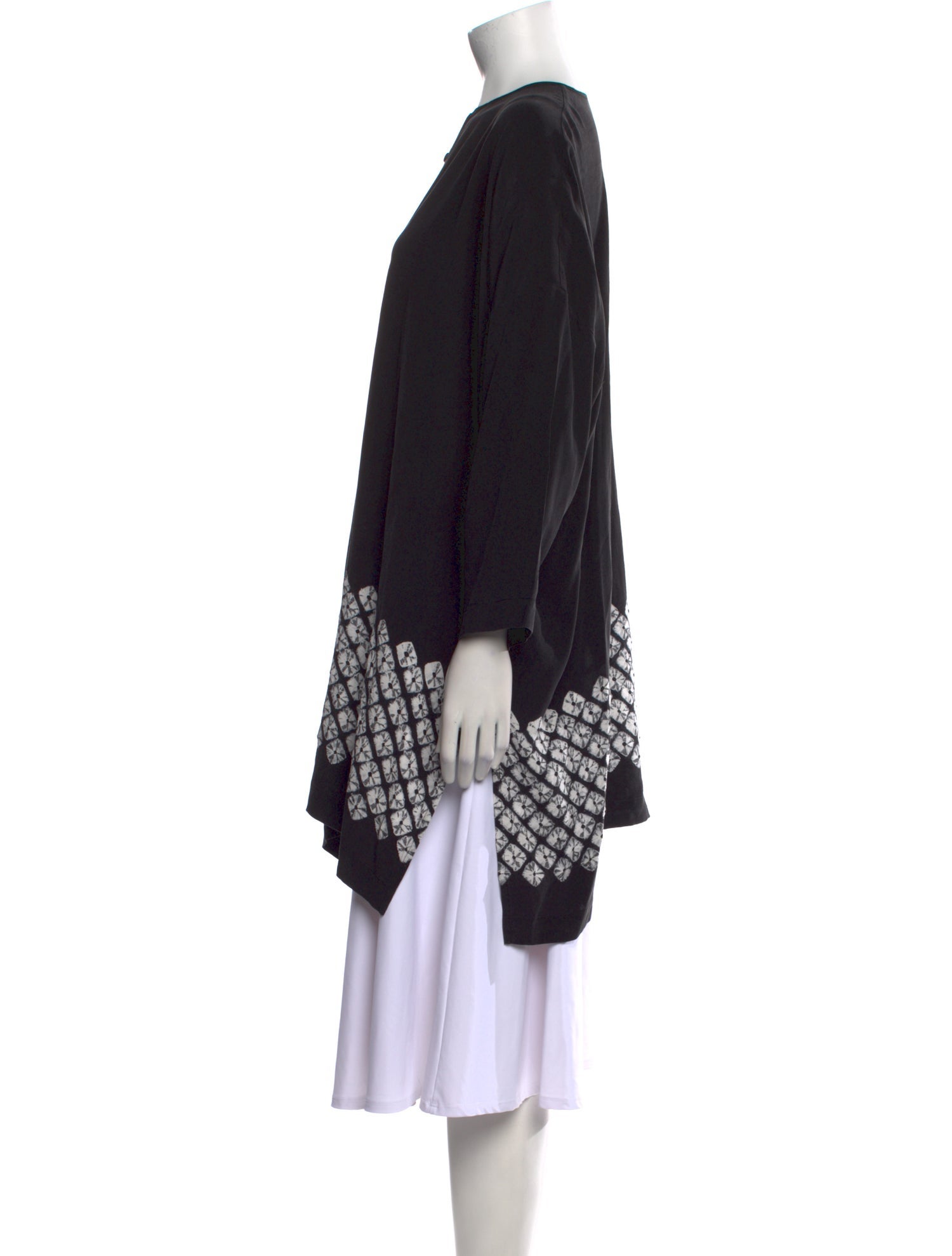 Eskandar Silk Printed Tunic