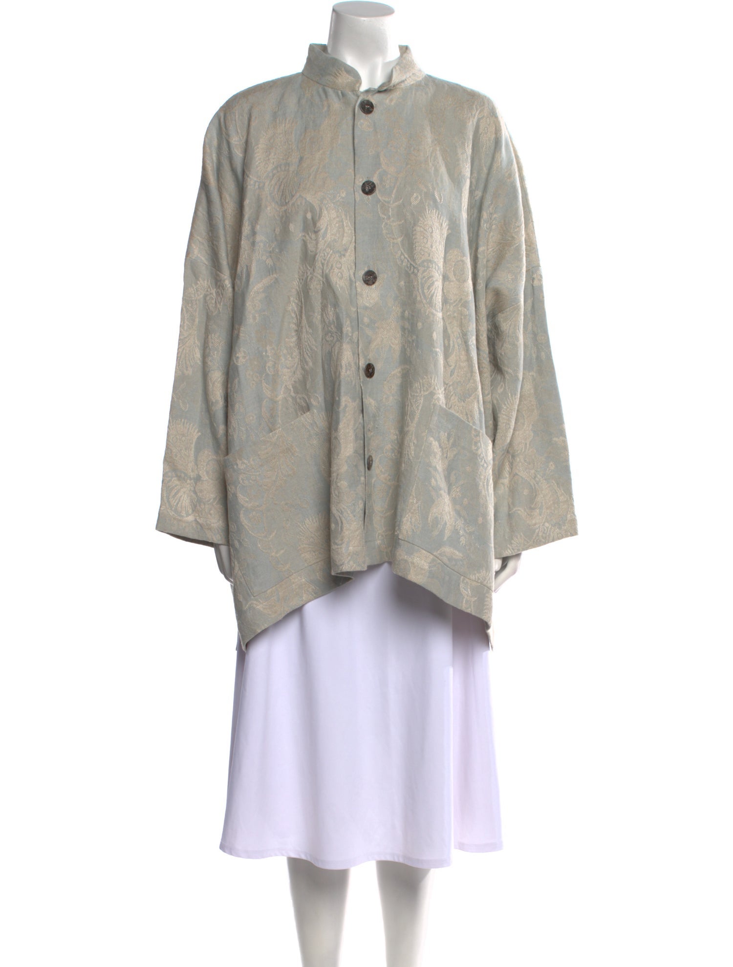 Eskandar Jacquard Printed Tunic