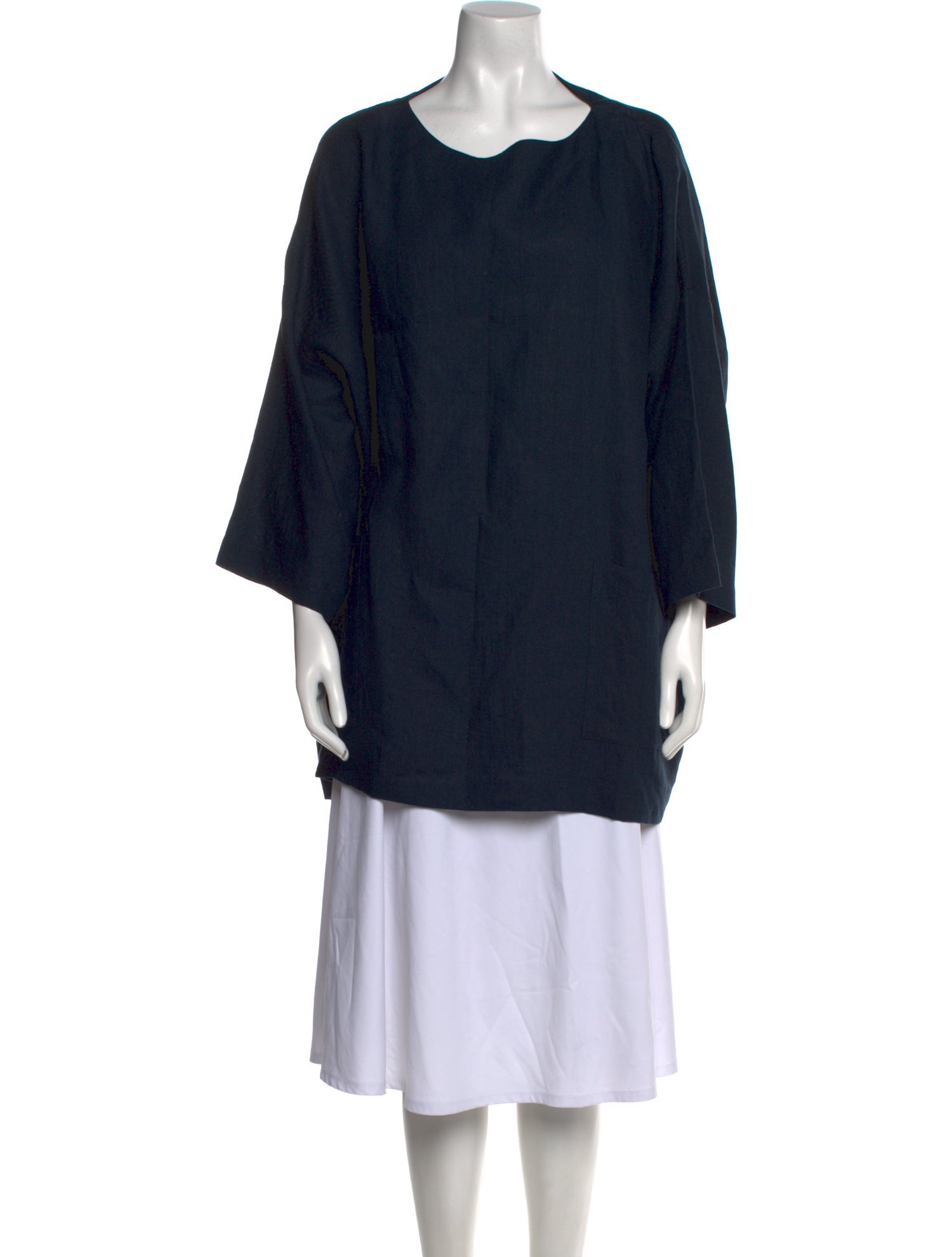 Eskandar Linen Scoop Neck Sweater