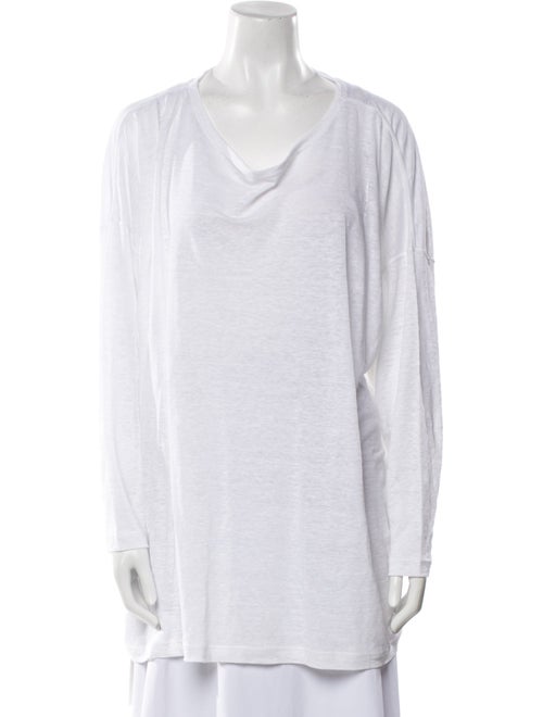 Eskandar Linen Cowl Neck Tunic