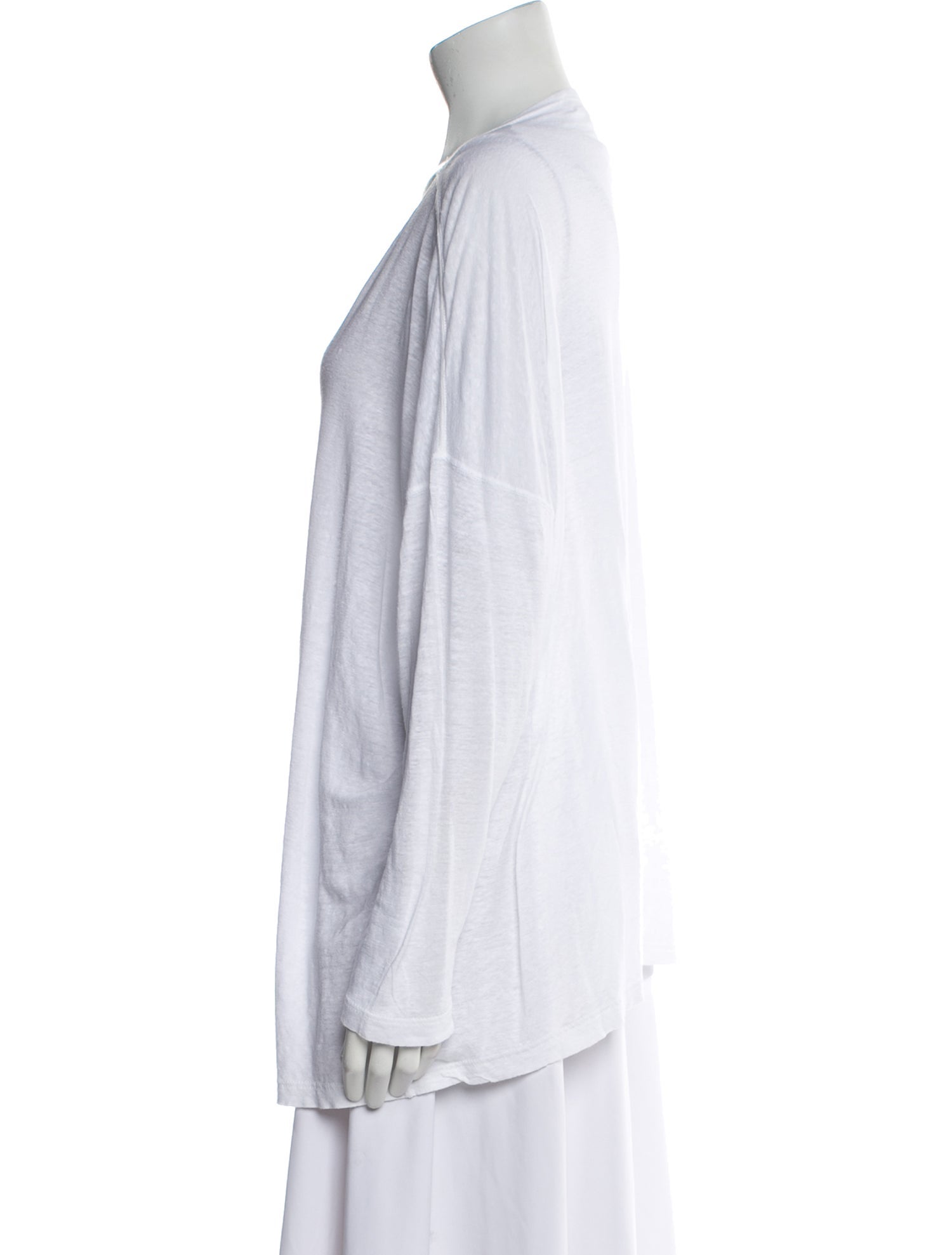 Eskandar Linen V-Neck Tunic