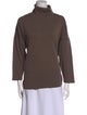 Eskandar Turtleneck Three-Quarter Sleeve Sweatshirt