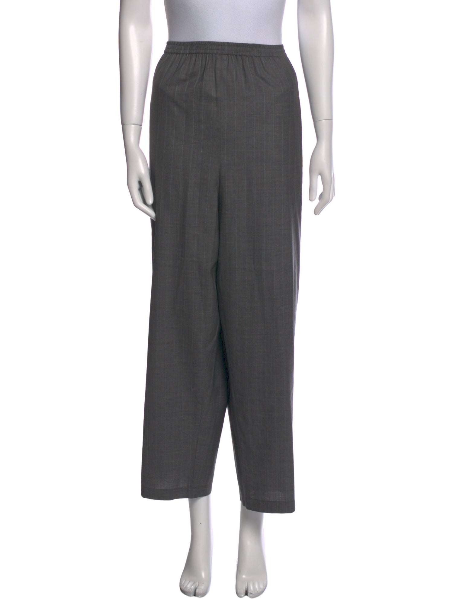 Eskandar Wool Wide Leg Pants