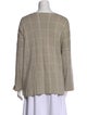 Eskandar Striped Open Front Sweater