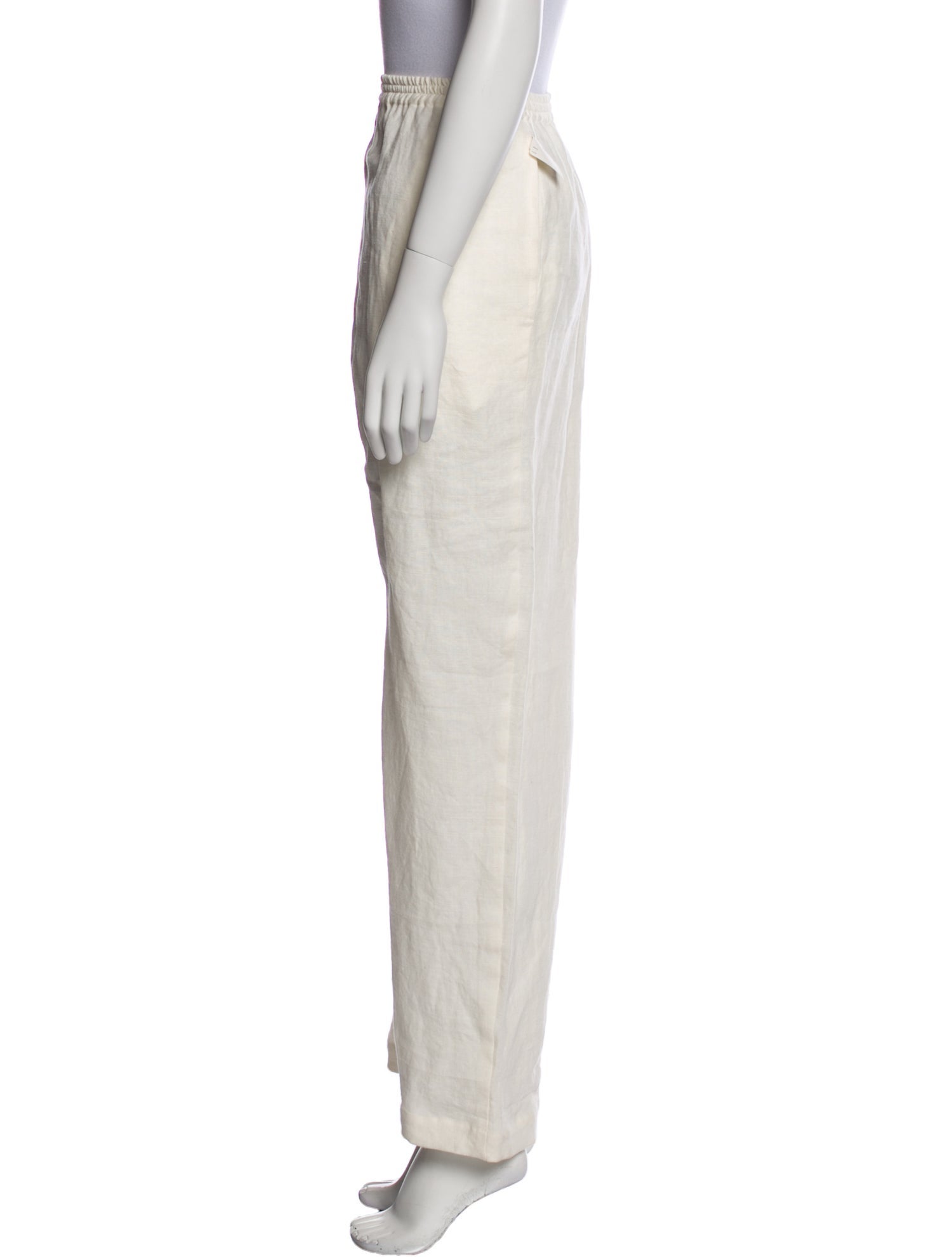 Eskandar Linen Wide Leg Pants