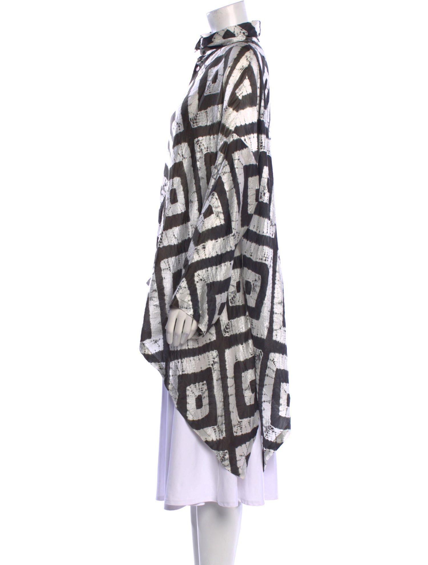 Eskandar Silk Printed Tunic