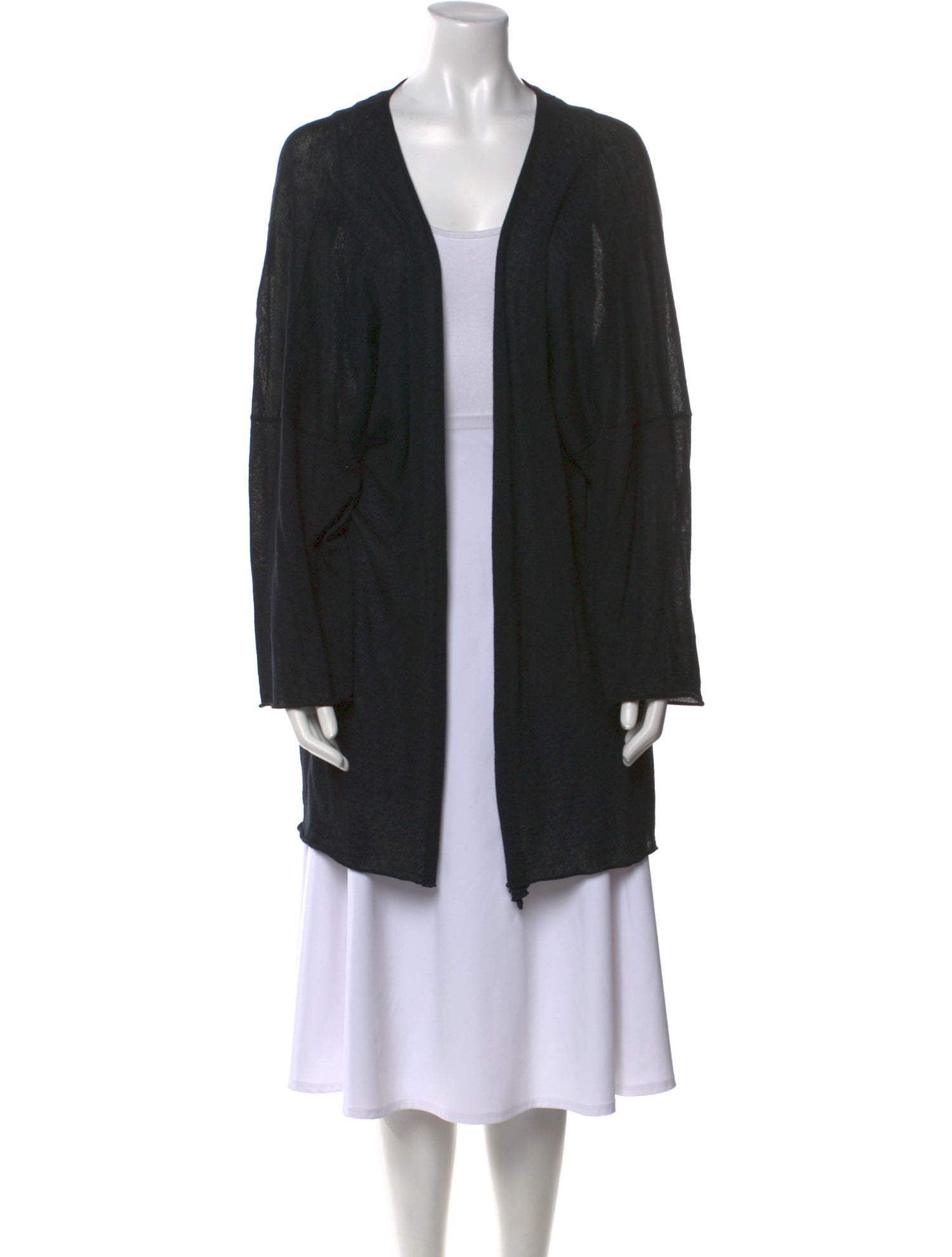 Eskandar Linen Open Front Sweater