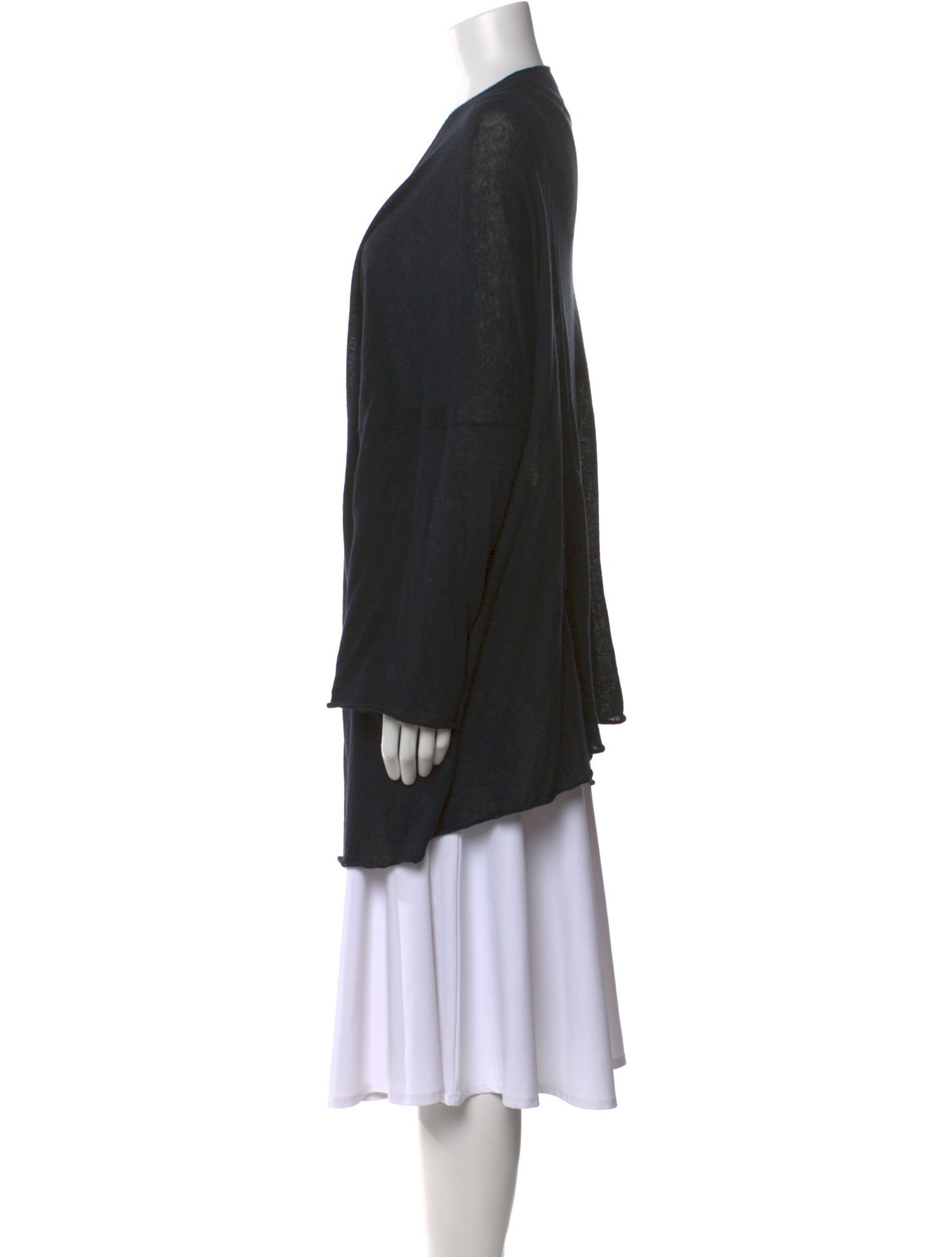 Eskandar Linen Open Front Sweater