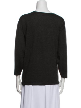 Eskandar Bateau Neckline Sweater