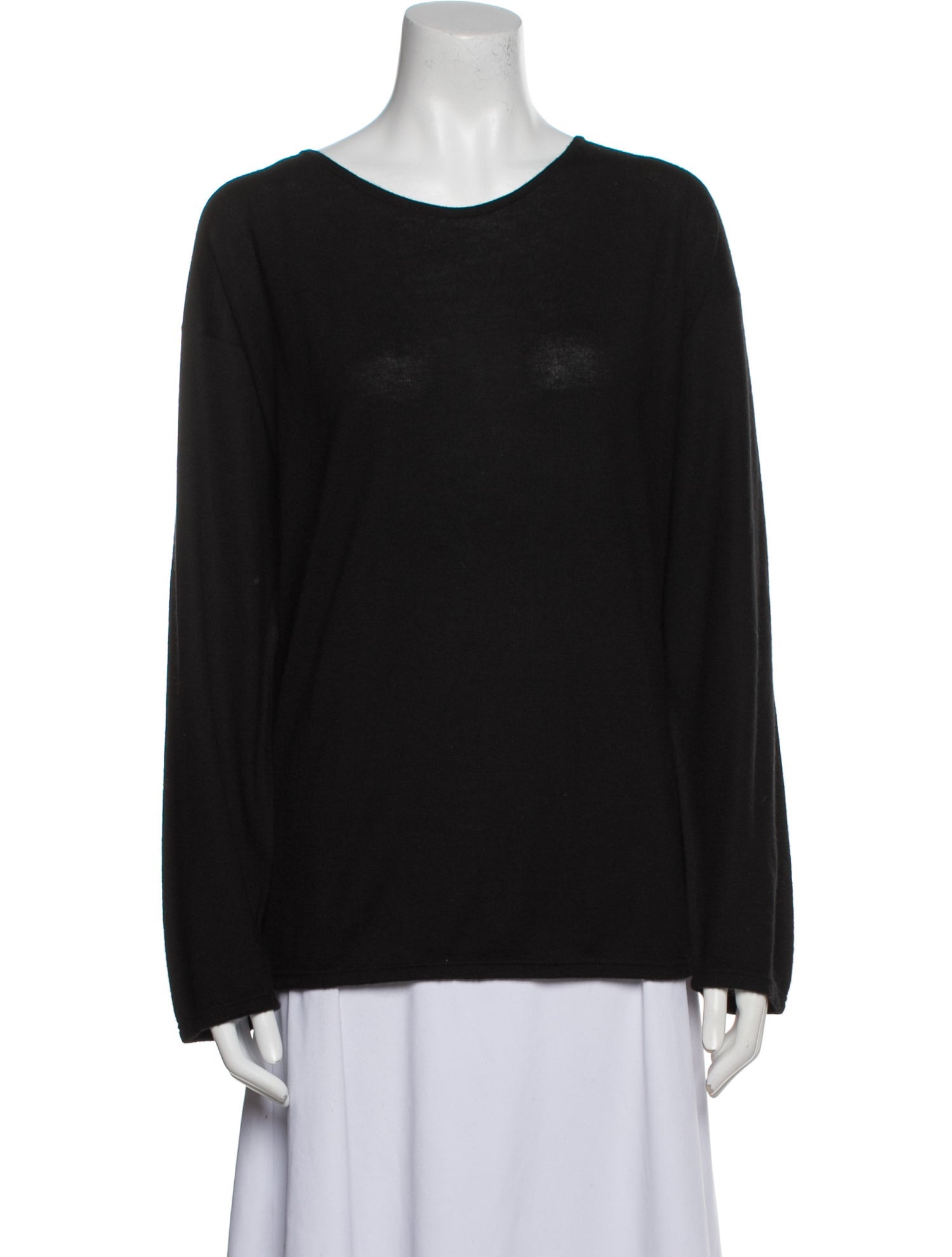 Eskandar Linen Scoop Neck Sweater