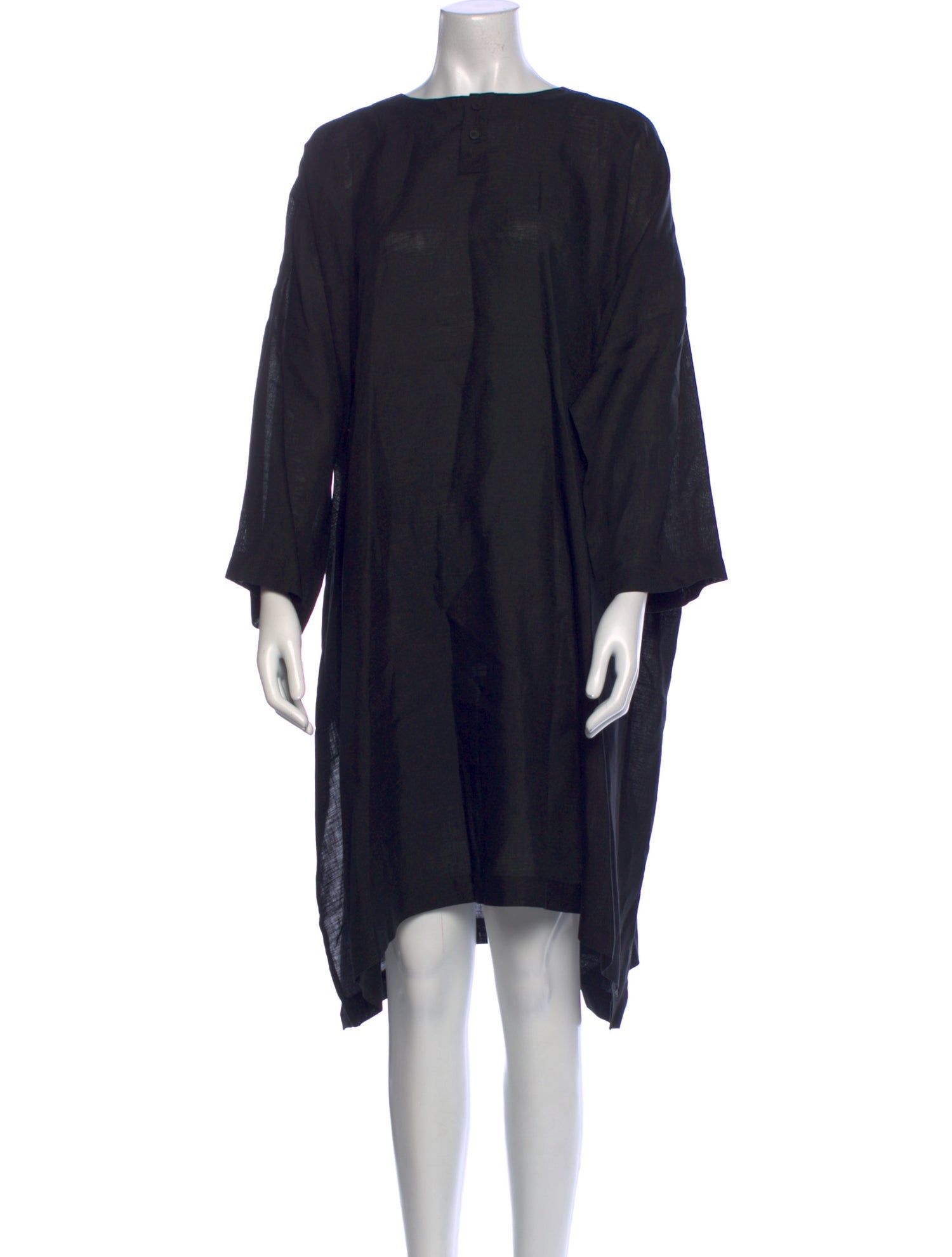 Eskandar Linen Knee-Length Dress