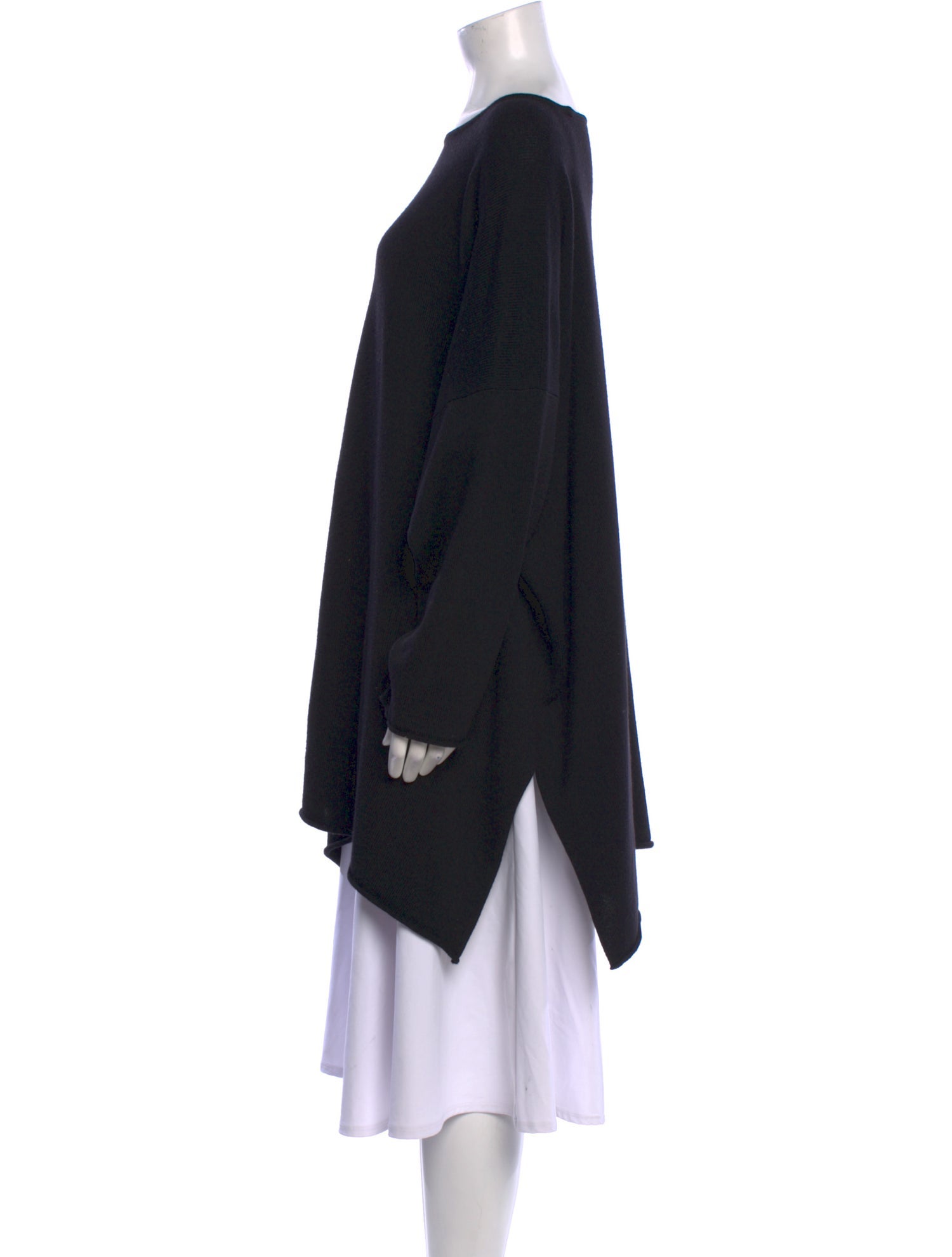 Eskandar Merino Wool Scoop Neck Sweater