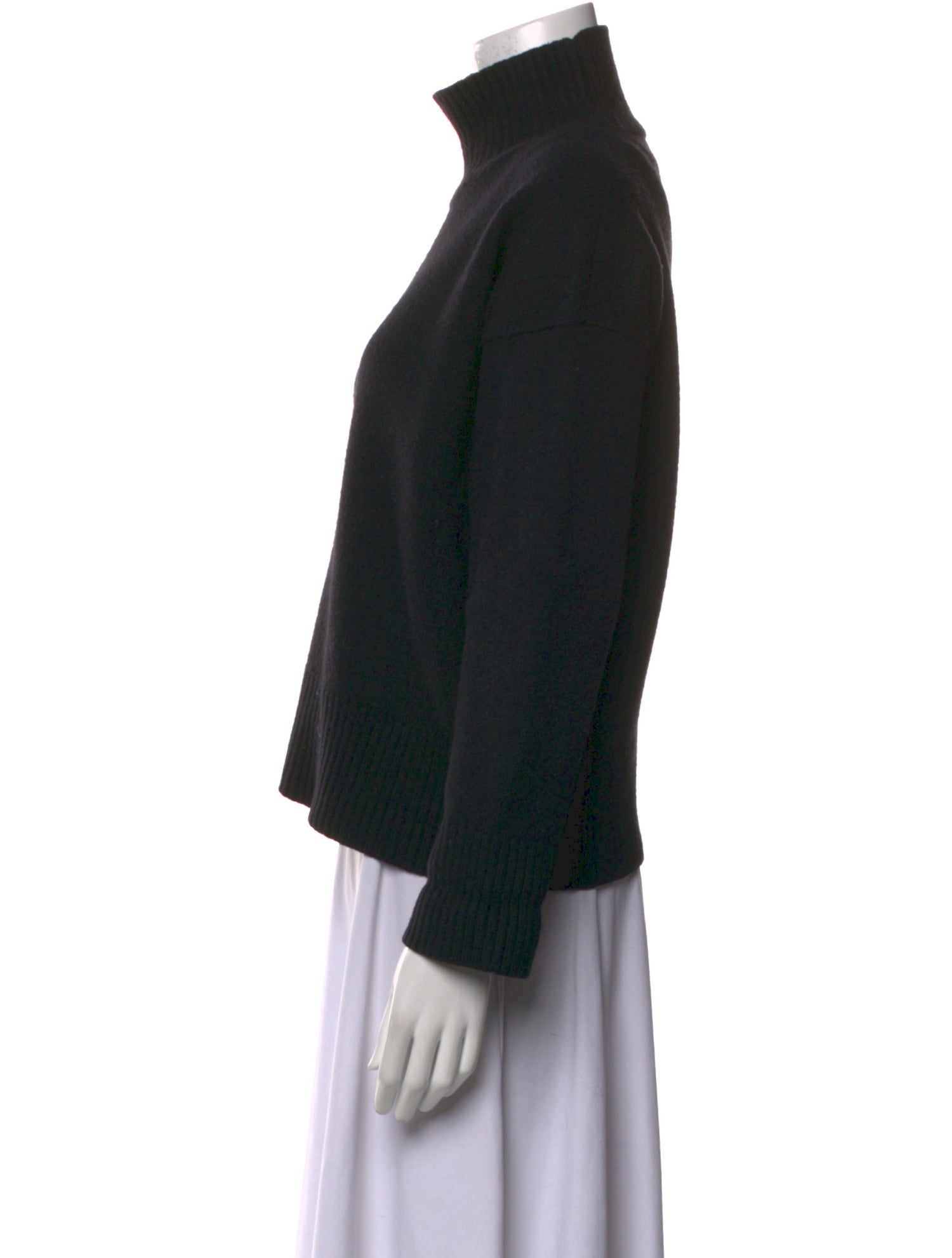 Eskandar Linen Mock Neck Sweater