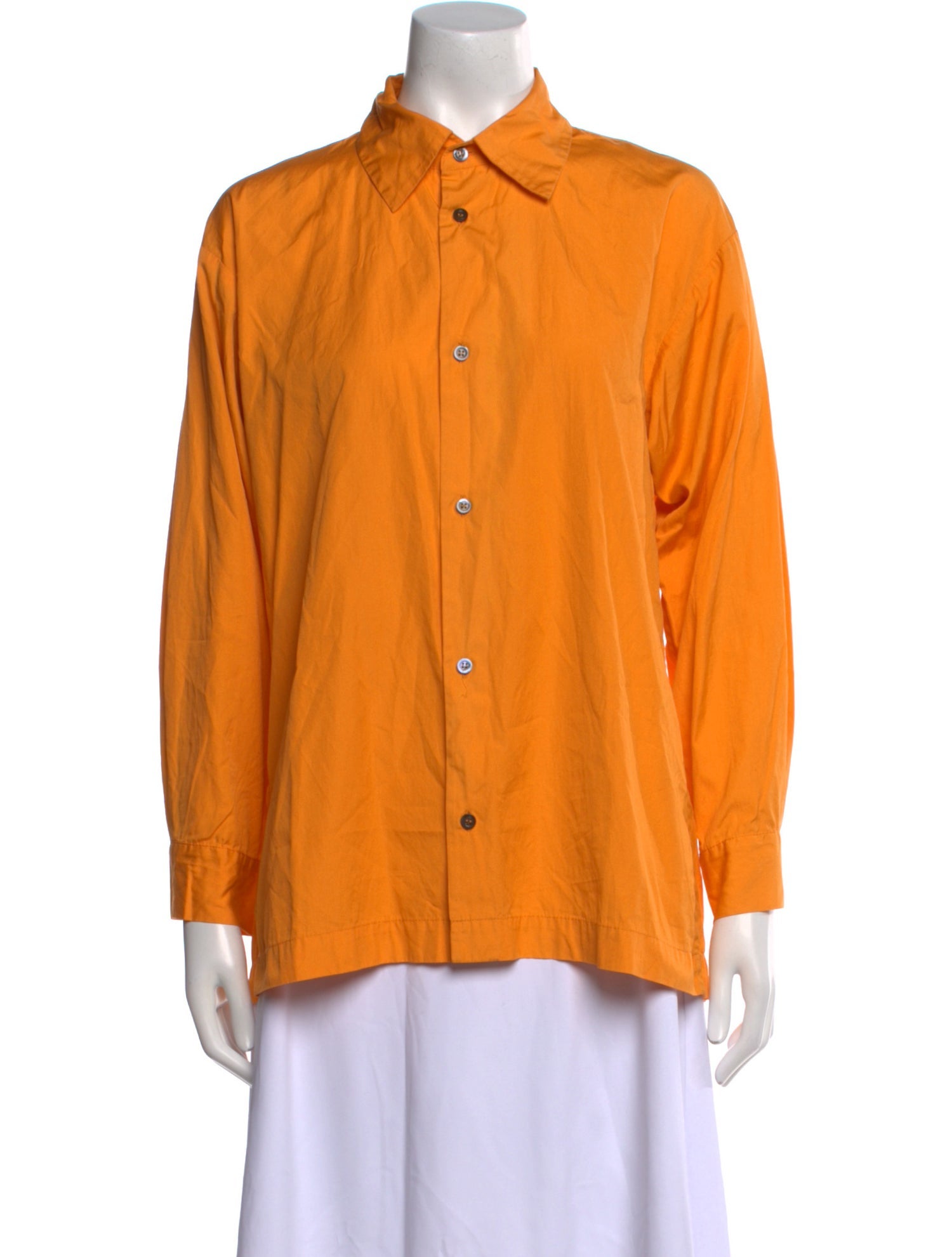 Eskandar Long Sleeve Button-Up Top