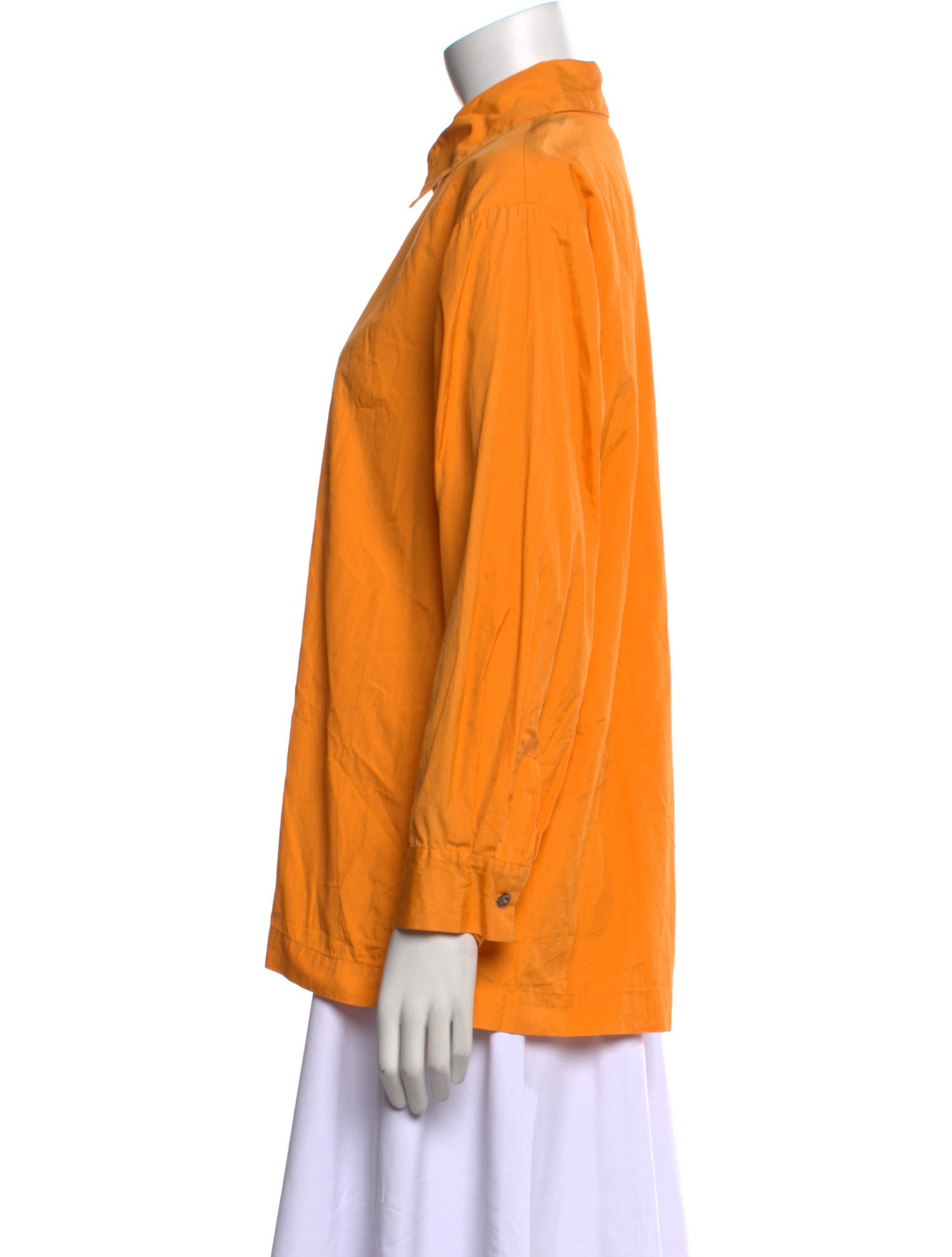 Eskandar Long Sleeve Button-Up Top