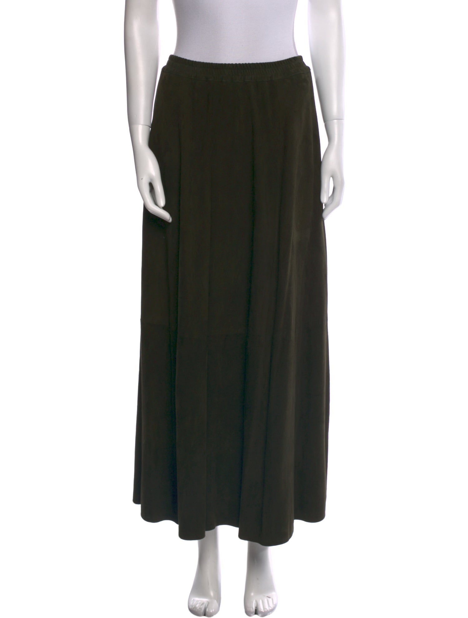 Eskandar Vintage Midi Length Skirt