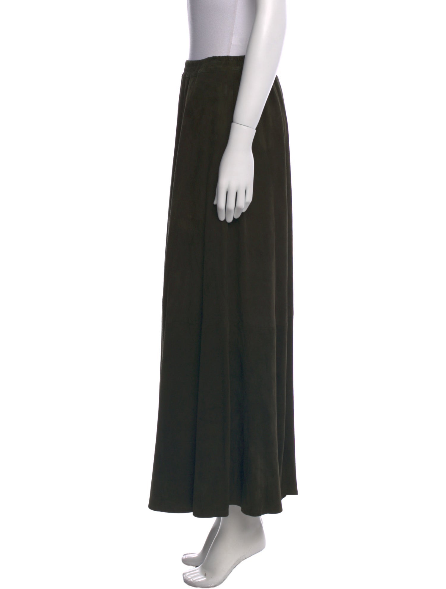 Eskandar Vintage Midi Length Skirt