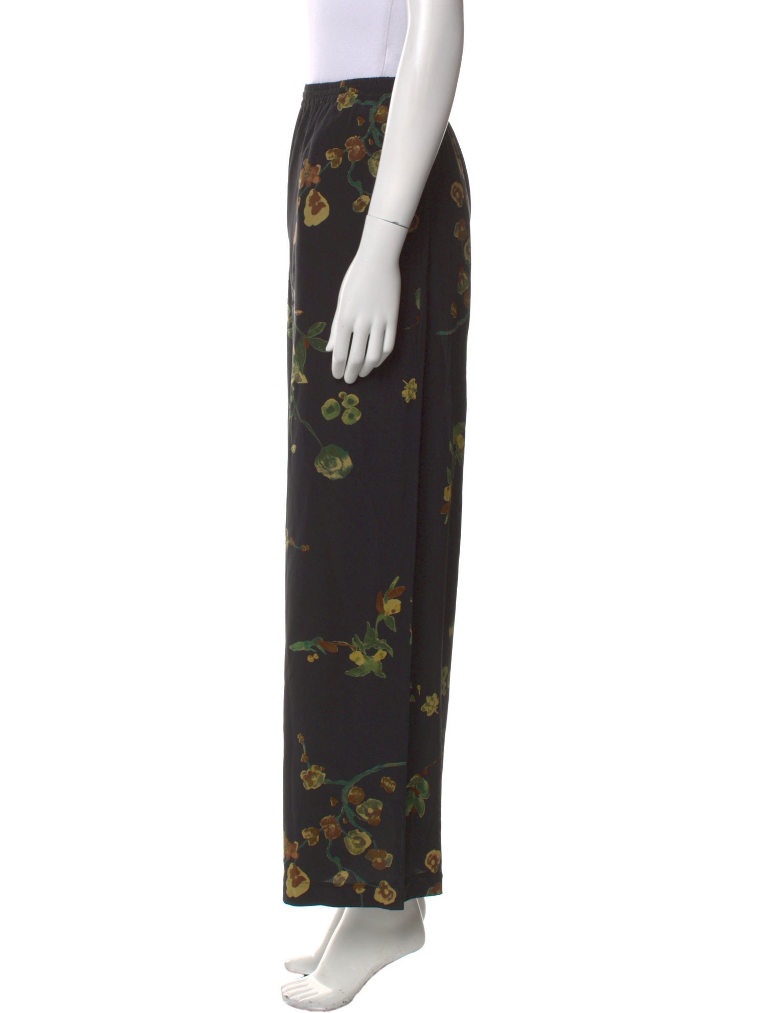 Eskandar Silk Wide Leg Pants
