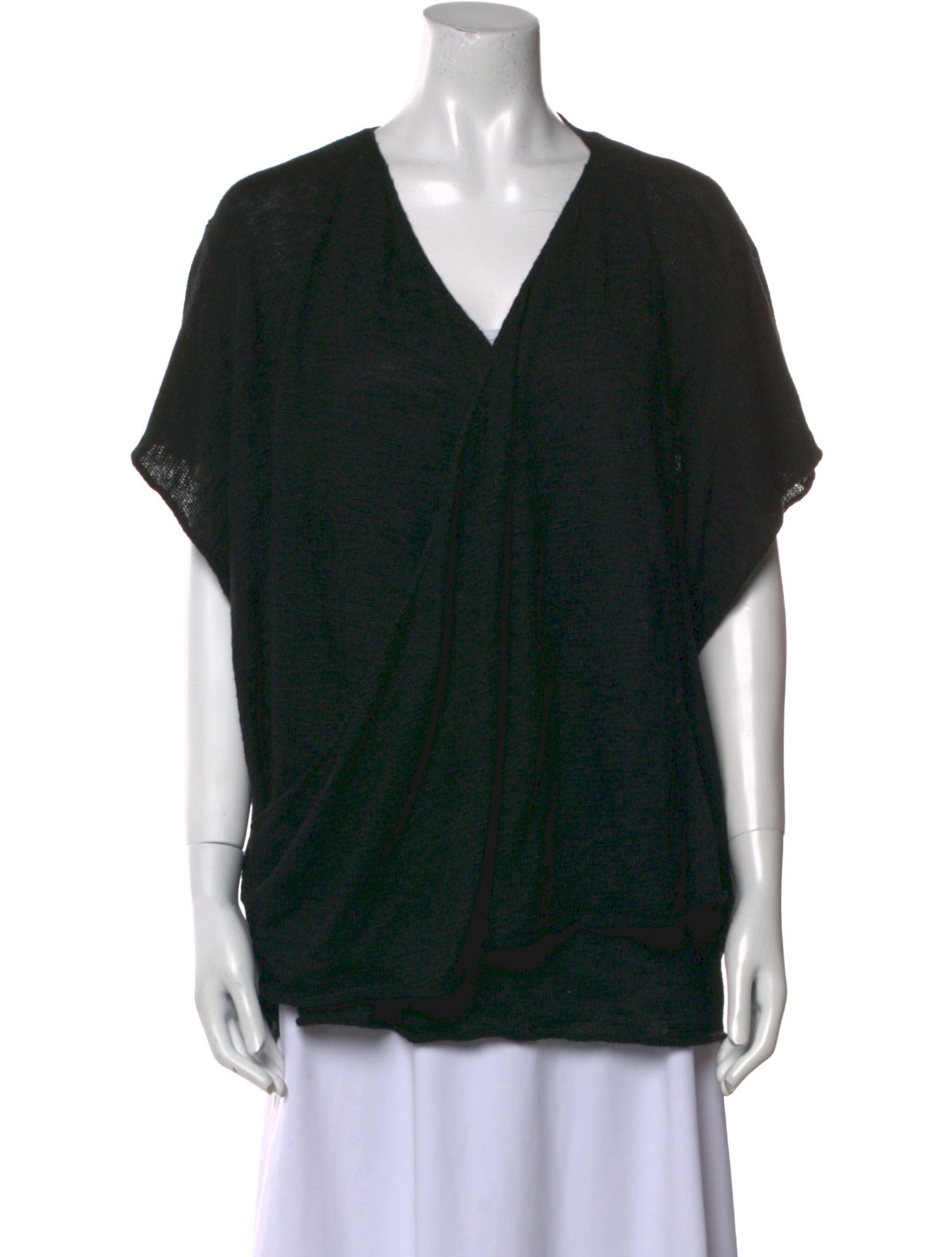 Eskandar Linen V-Neck Sweater