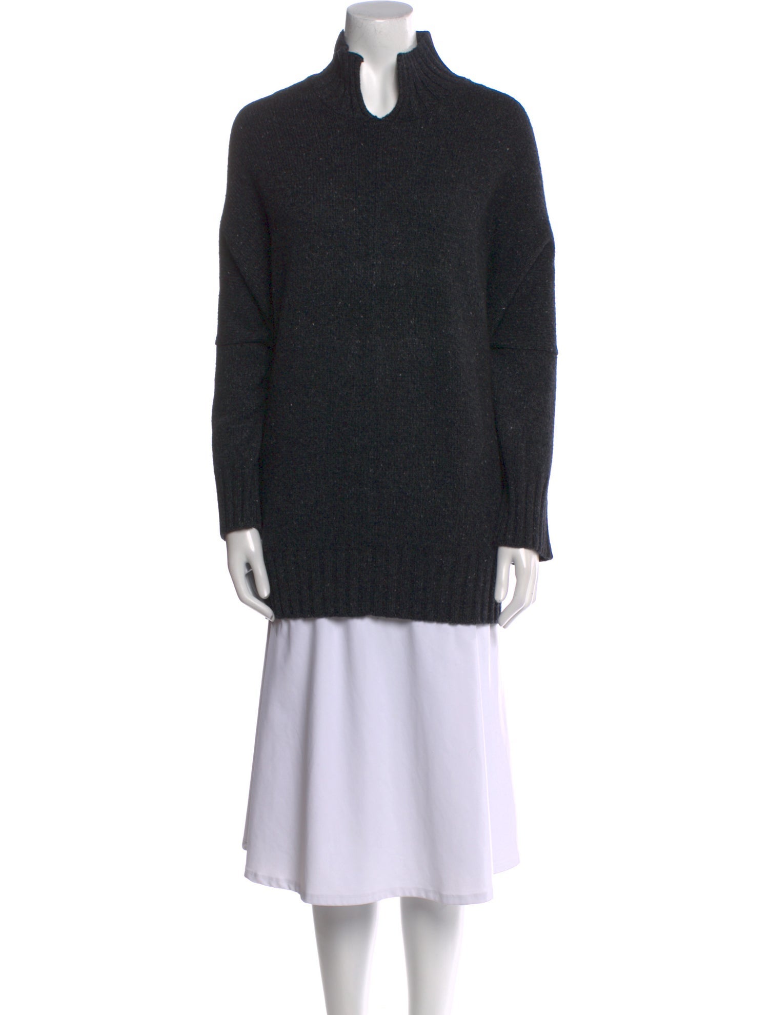 Eskandar Cashmere Mock Neck Sweater