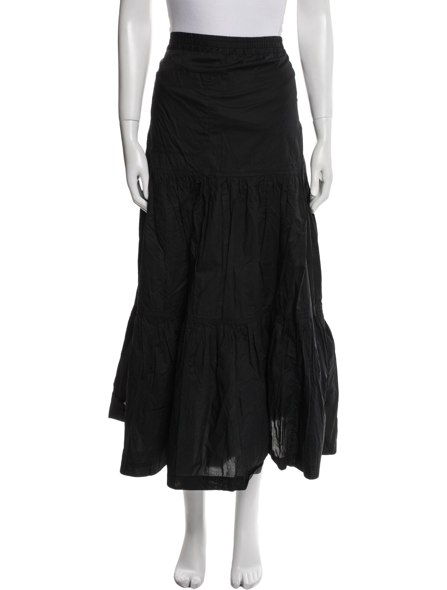Eskandar Midi Length Skirt