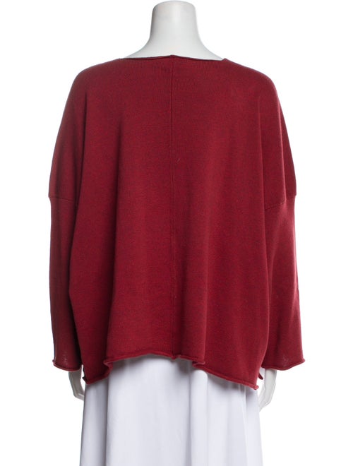 Eskandar Bateau Neckline Long Sleeve Blouse