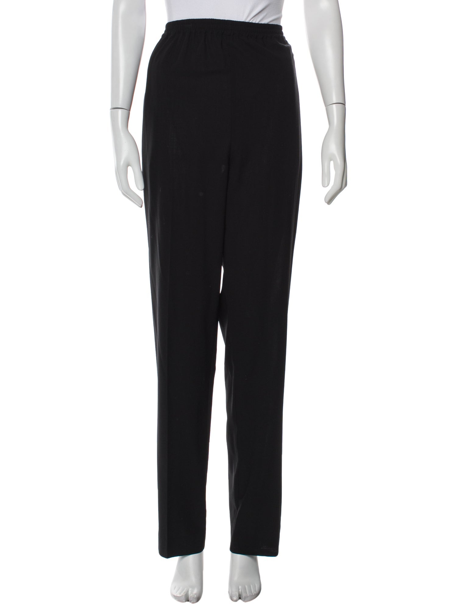 Eskandar Wool Straight Leg Pants