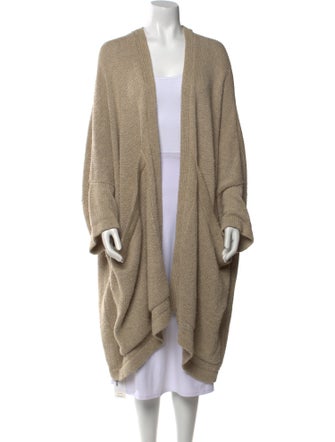 Eskandar Linen Open Front Sweater