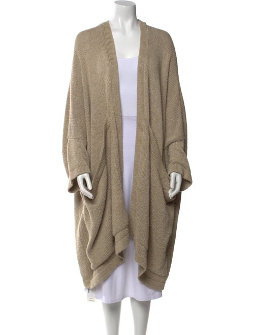 Eskandar Linen Open Front Sweater