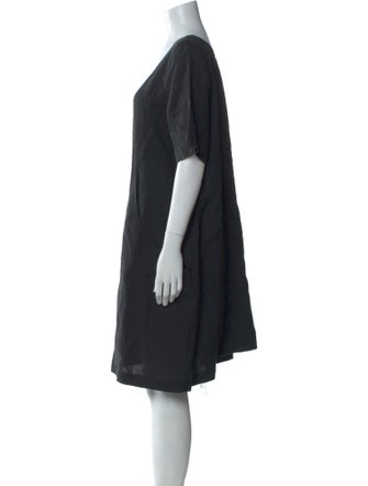 Eskandar Linen Knee-Length Dress