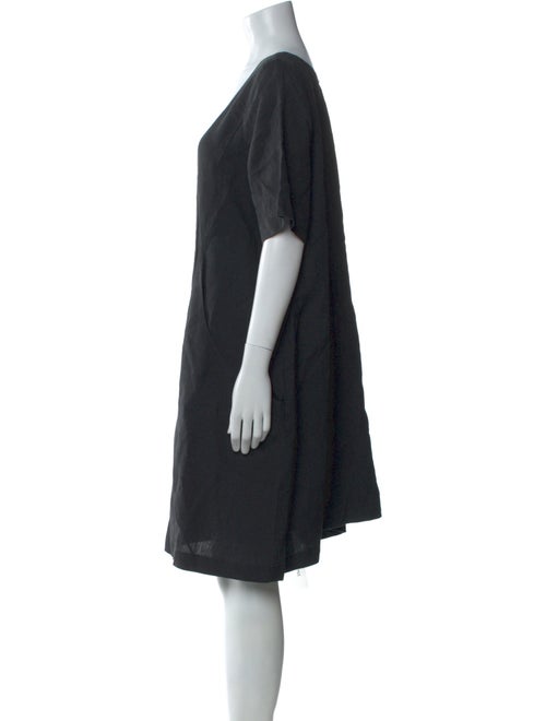 Eskandar Linen Knee-Length Dress