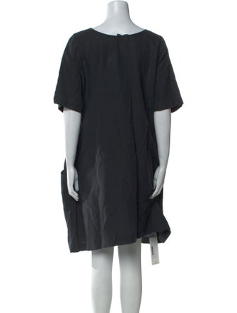 Eskandar Linen Knee-Length Dress